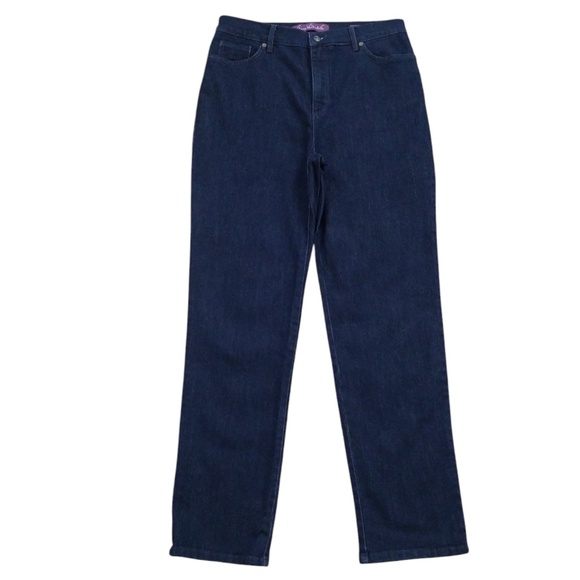Gloria Vanderbilt Women’s Amanda Stretch Straight Leg Jeans‎ Size 10 - Picture 1 of 11